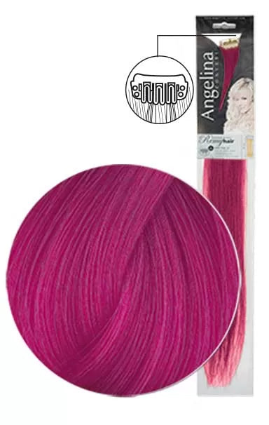 Ag-Ct Remyhair Hair Extension, 2 Clips, Fuchsia, 7 x 45 cm (x1)