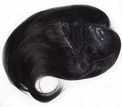 Black Remy Hair Extension/Fringe (1B/1) 15cm - ANGEL