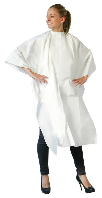Chany Maxi-Cape White Nylon