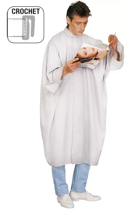NEWIX Microfiber PRO White Bathrobe with Hook-Hook