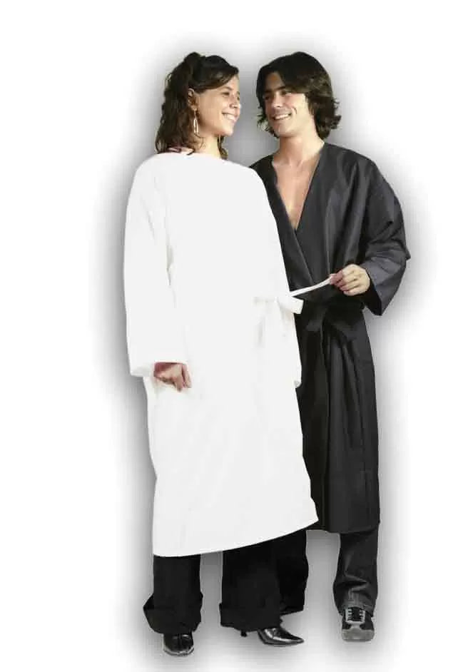 Lydie White Magitex-Microfiber Bathrobe