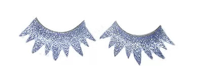 Crazy Parrot Blue False Eyelashes (2-Pack) with Glue