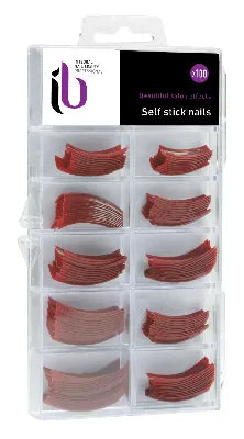 Ariel Pro Assorted Red False Nails Box of 100
