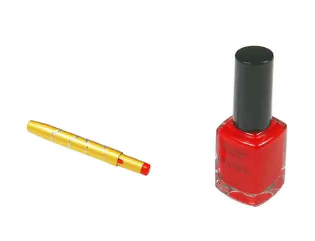 Small Gold Retractable Lip Makeup Brush