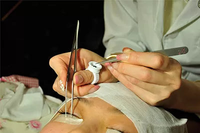Eyelash Extensions Mini Ring + Eyelash Clip X10