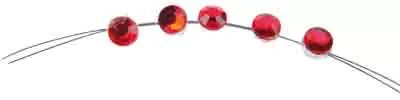 Diamond-Hair Red 5X5 Perl.Chev.