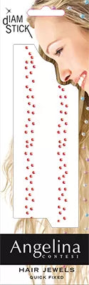 Ornements de coiffure 96 Rouge (2mm)