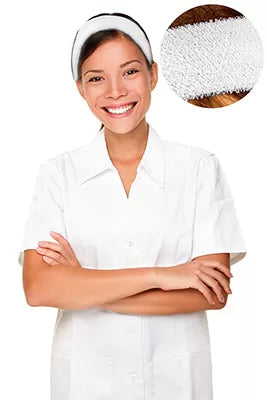 Brigitte white aesthetic headband