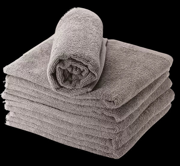 Brown 100% cotton towel (50x90cm) x6