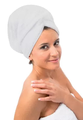 Clio white aesthetic turban headband