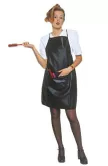 Judith Black Apron with Dye (Avpoche)