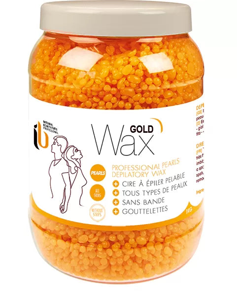 Cire d'épilation Professionnelle Periwax Peaux Sensibles - Pot de 1 kg Orange
