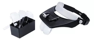 Lunettes Loupe Visière Serre Tête Avec 5 Dioptries