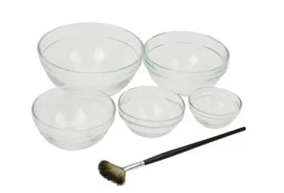 Cabin Bowl Kit X5 Clear Glass
