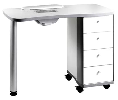 MANUC-ASPI MADIS-RENO WHITE TABLE. 98x48x75