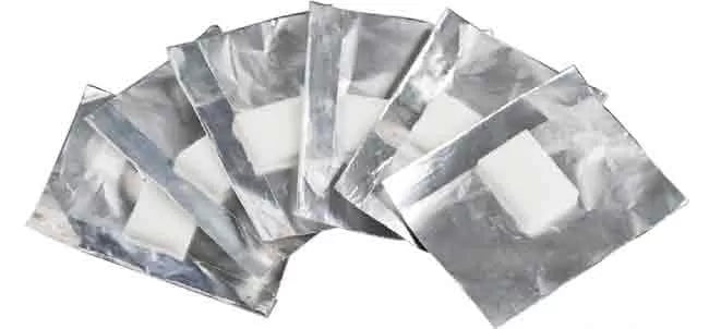 Aluminum Strips with Sponge for False Nails - Box of 100