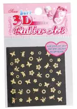 Gold Nail and Papil Decoration Xst-147 - IB