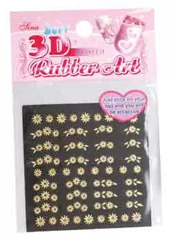 Gold Flower Nail Art Xst-151 - IB
