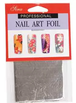 Manuc Décor Ongle Feuille Argent