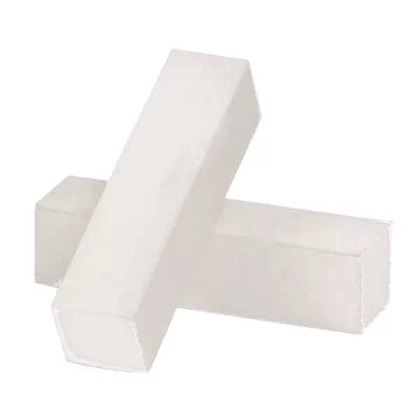 White sanding block, medium grit 5, 180 grit nail