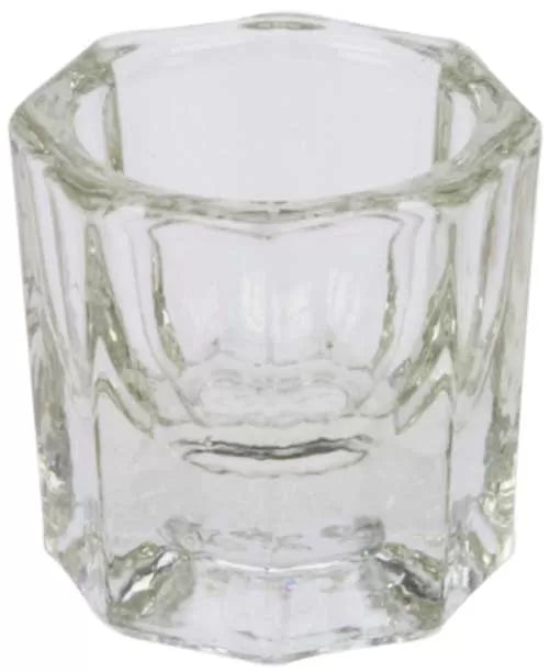 Glass mixing bowl - for mixing manicure products