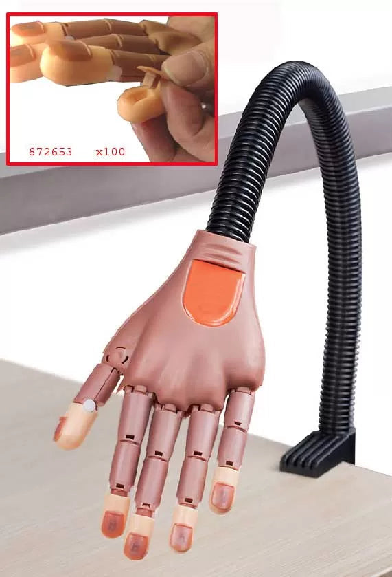 Ib-N Manuc Main Training Articulee Av100 Ongles