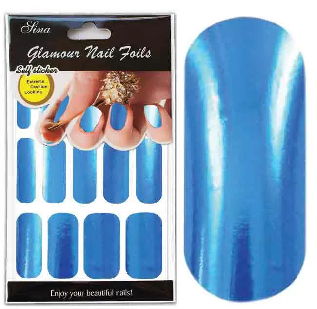 Feuille Stick Décorongle X15 Bleu - IB