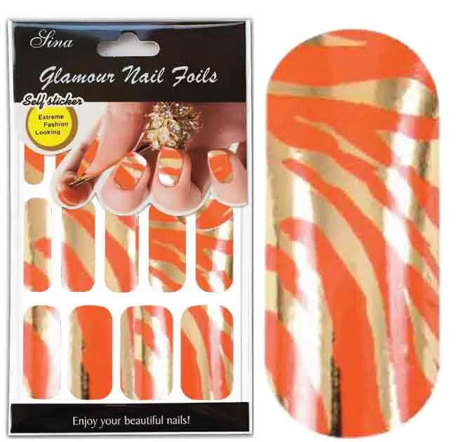 Feuille Stick Décorongle X15 Orange - IB
