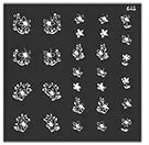 White Nail Art Picto Xst17 - IB
