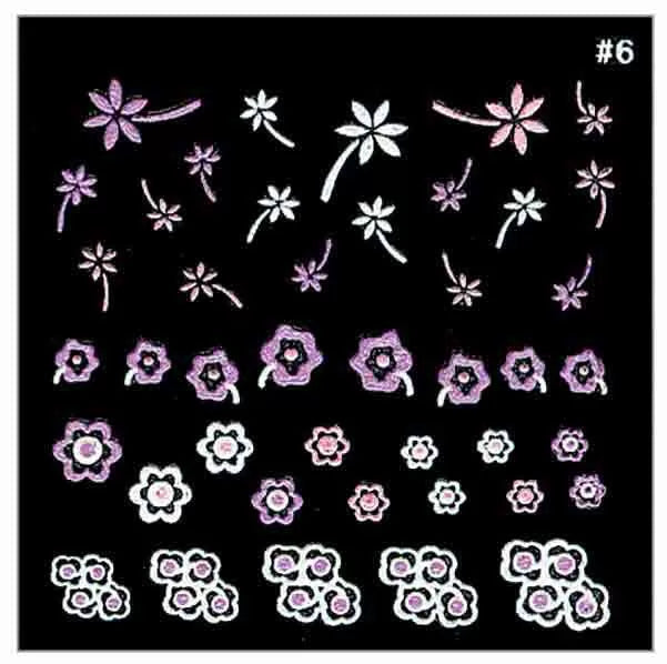 Nail Art Colors Flowers Xst24 - IB