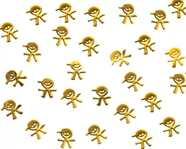 Golden Man Nail Art Mnds-12 - IB
