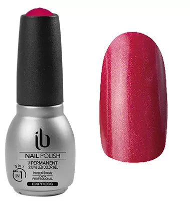Gel/Vernis All-In-1 (14ml) Color Rouge Nacré - IB