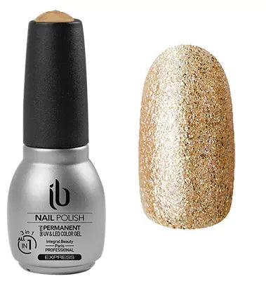 Gel/Vernis All-In-1 (14ml) Color Paill. Or - IB