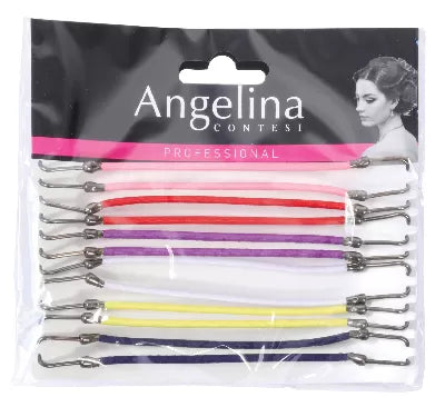 Multicolor elastic hook x12 (130mm)