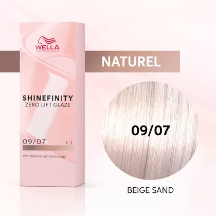 Coloration Shinefinity 09/07 Beige Sand Tub(60ml)