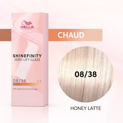 Coloration Shinefinity 08/38 honey latte Tub 60 ml