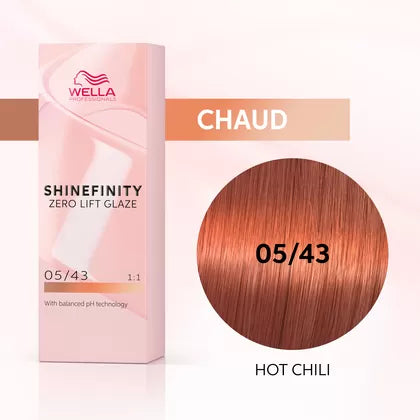 Coloration Shinefinity 05/43 hot chili Tub (60 ml)