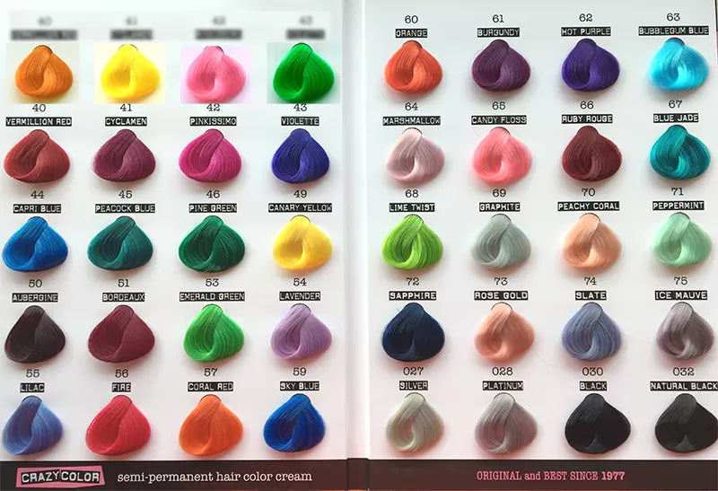 CrazyColor color chart booklet 32 ​​x 23cm with 40 swatches