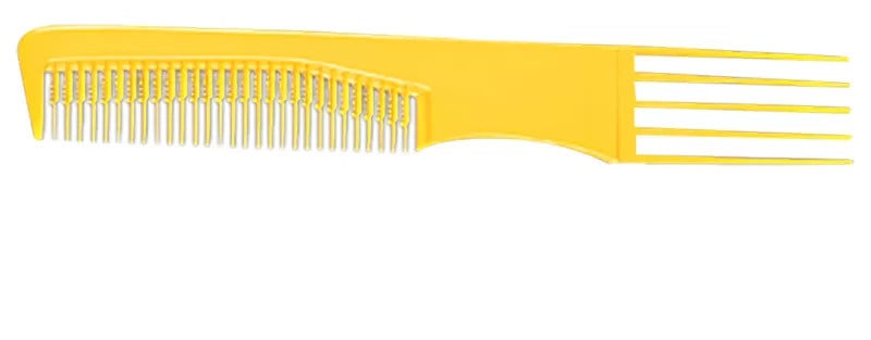 Yellow Forked Mezzo Comb