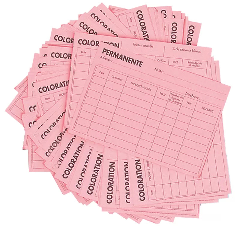 Color/Perm Sheet X100 150X105Mm Pink