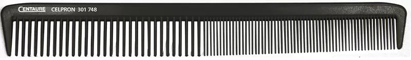 Giant Cutting Comb (21.9cm) Black ABS - Centaur