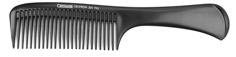 Peigne Rateau Démêloir (22,2cm) ABS Noir- Centaure