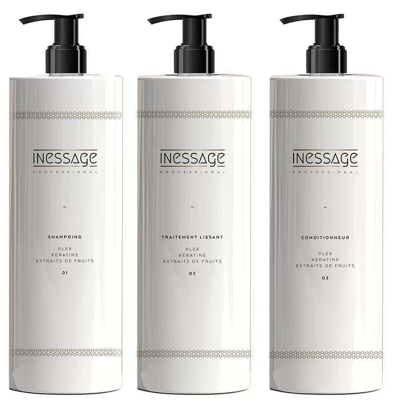 INESSAGE Tanin Kératine Kit lissage 3x1000ml