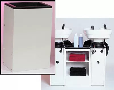 Interbac Saxi White Upright Cabinet +