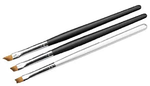 Kit 3 pinceaux nail art Pro