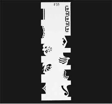 Pochoir Peint Faux Ongles X 4 - IB