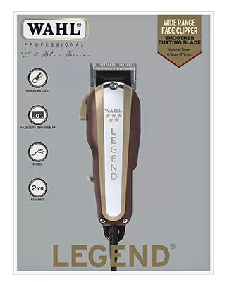 WAHL LEGEND CLIP 08147 Professional Clipper with 8 Combs