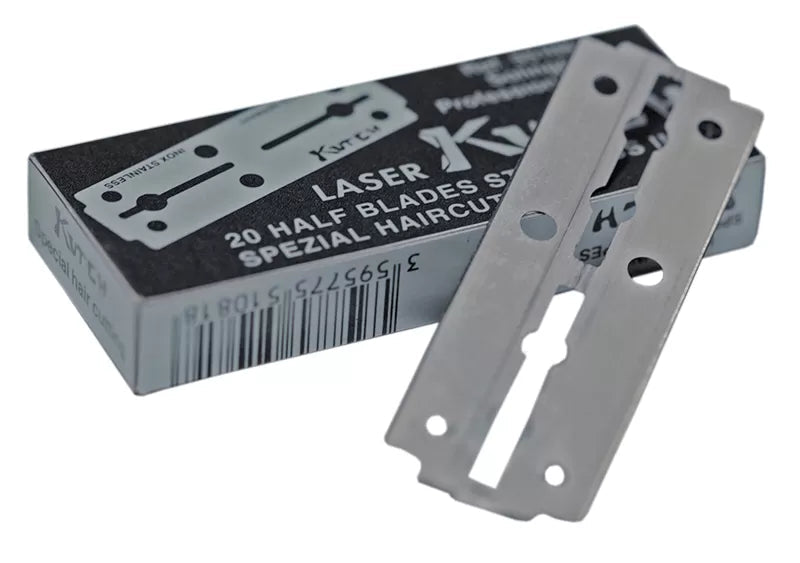 Kutch Laser Blade Case of 10 Double Silver