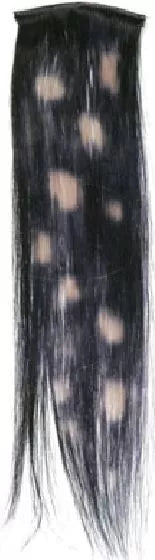 Natural Hair Extensions, Space Mauve/Virgin, 12x45cm
