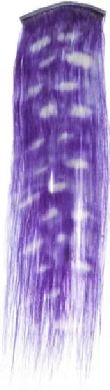 Natural Hair Extensions, Space Blue Decor/Co. 12x45cm